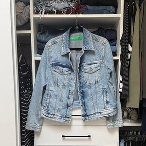 United Colors Of Benetton Light Blue Denim Jacket